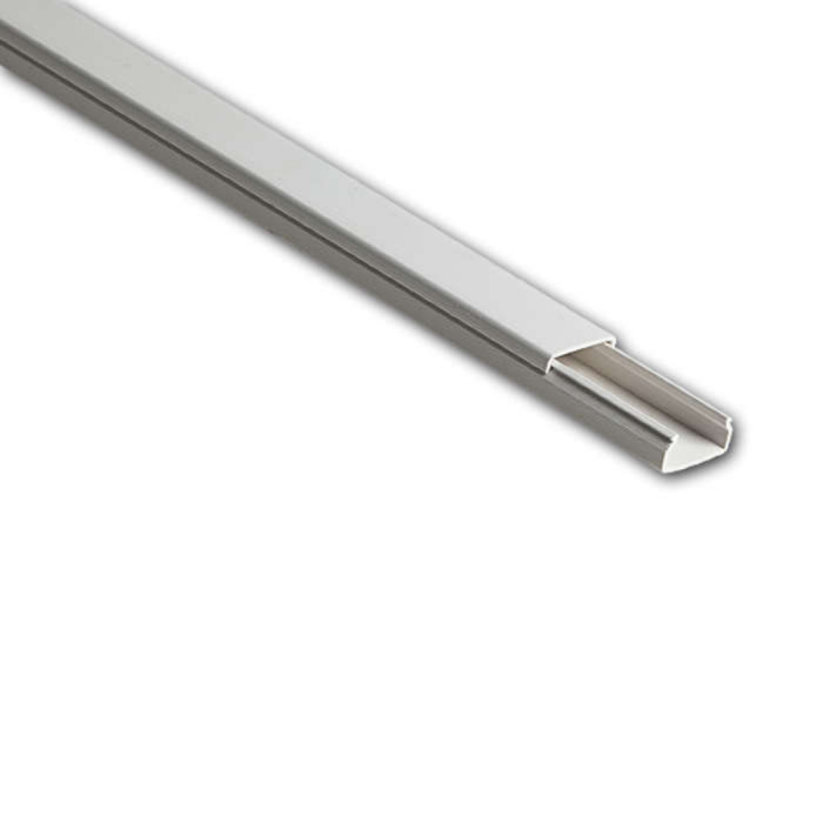 Изображение товара Кабель-канал 20х10 Ruvinil 2 м пластик белый для прокладки кабелей