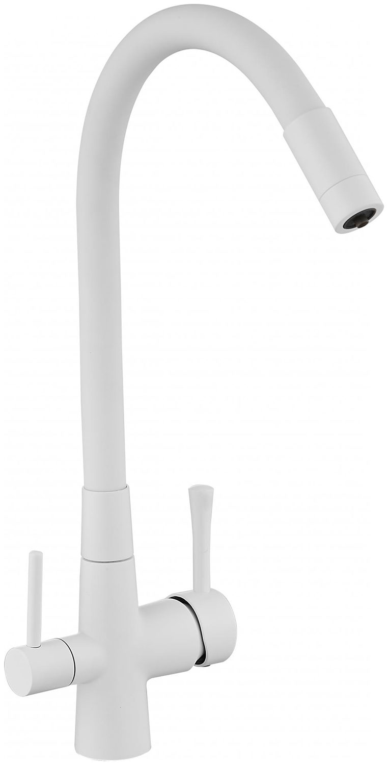 

Смеситель для кухонной мойки под фильтр питьевой воды Savol S-L1806W-02, Белый