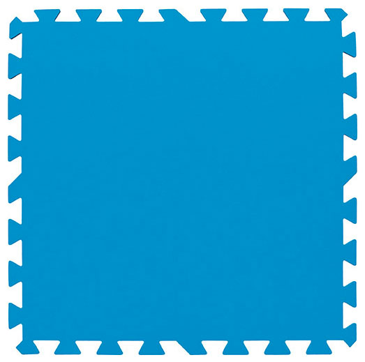 Изображение товара Мягкая модульная подстилка Intex Пазл 50x50 см 9 шт синяя