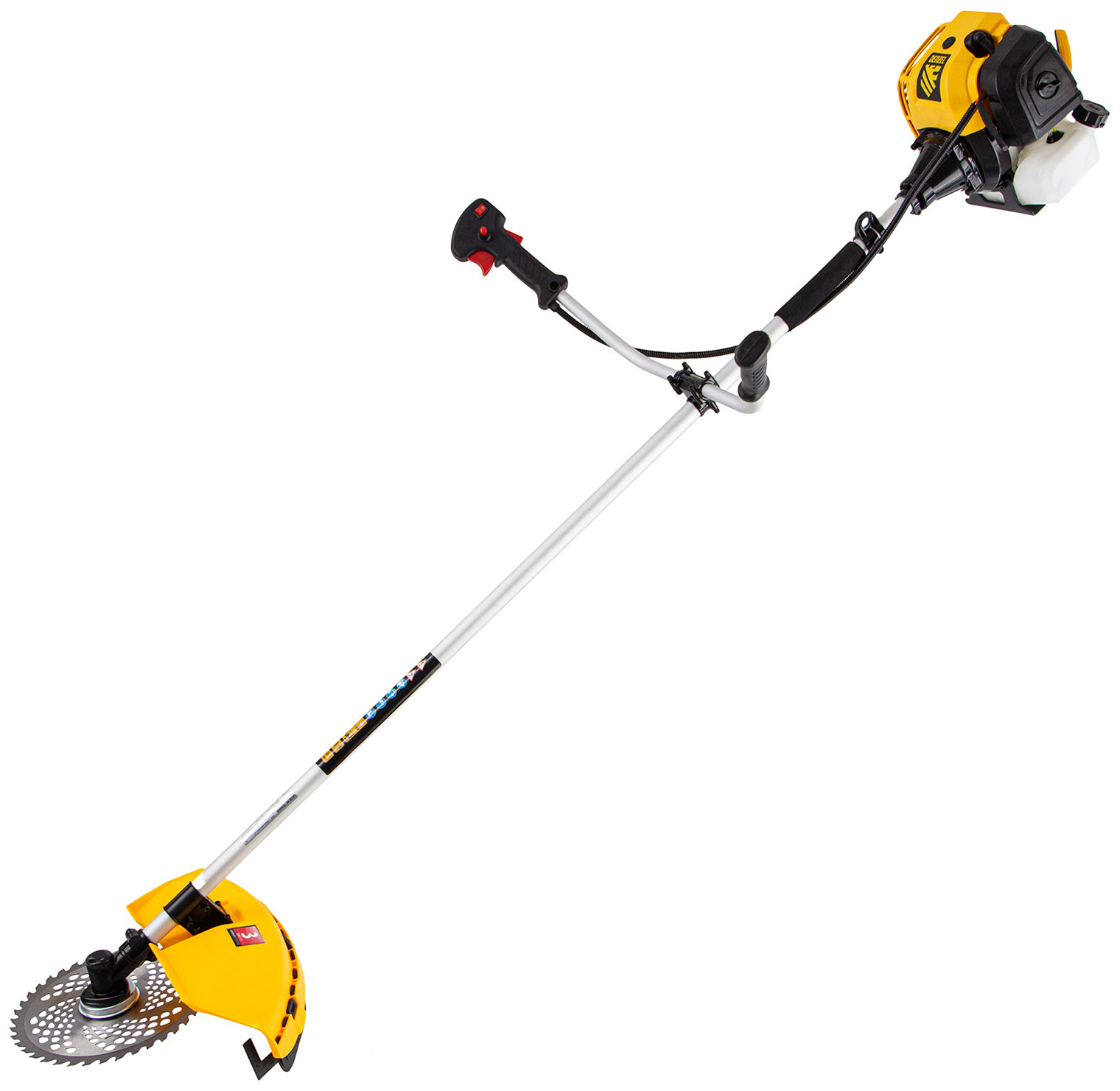 Изображение товара Бензиновый триммер Denzel DT 52 96226 с диском и леской, 3 л.с.