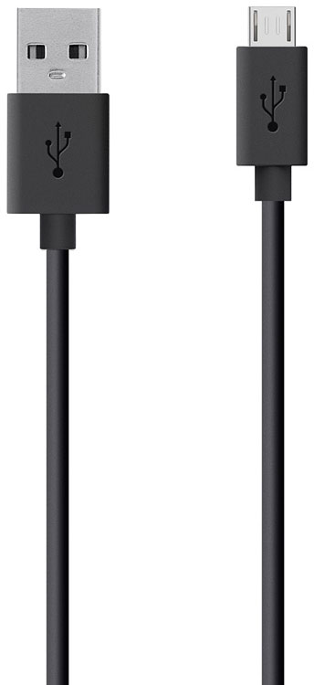 Изображение товара Кабель Belkin USB-A папа/microUSB папа 2м черный (F2CU012bt2M-BLK)