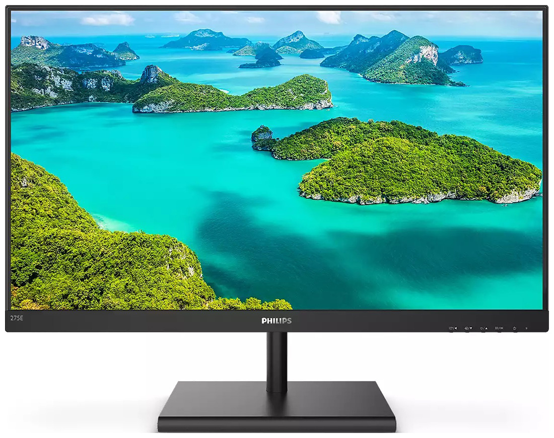 

ЖК монитор Philips 27" IPS 275E1S черный