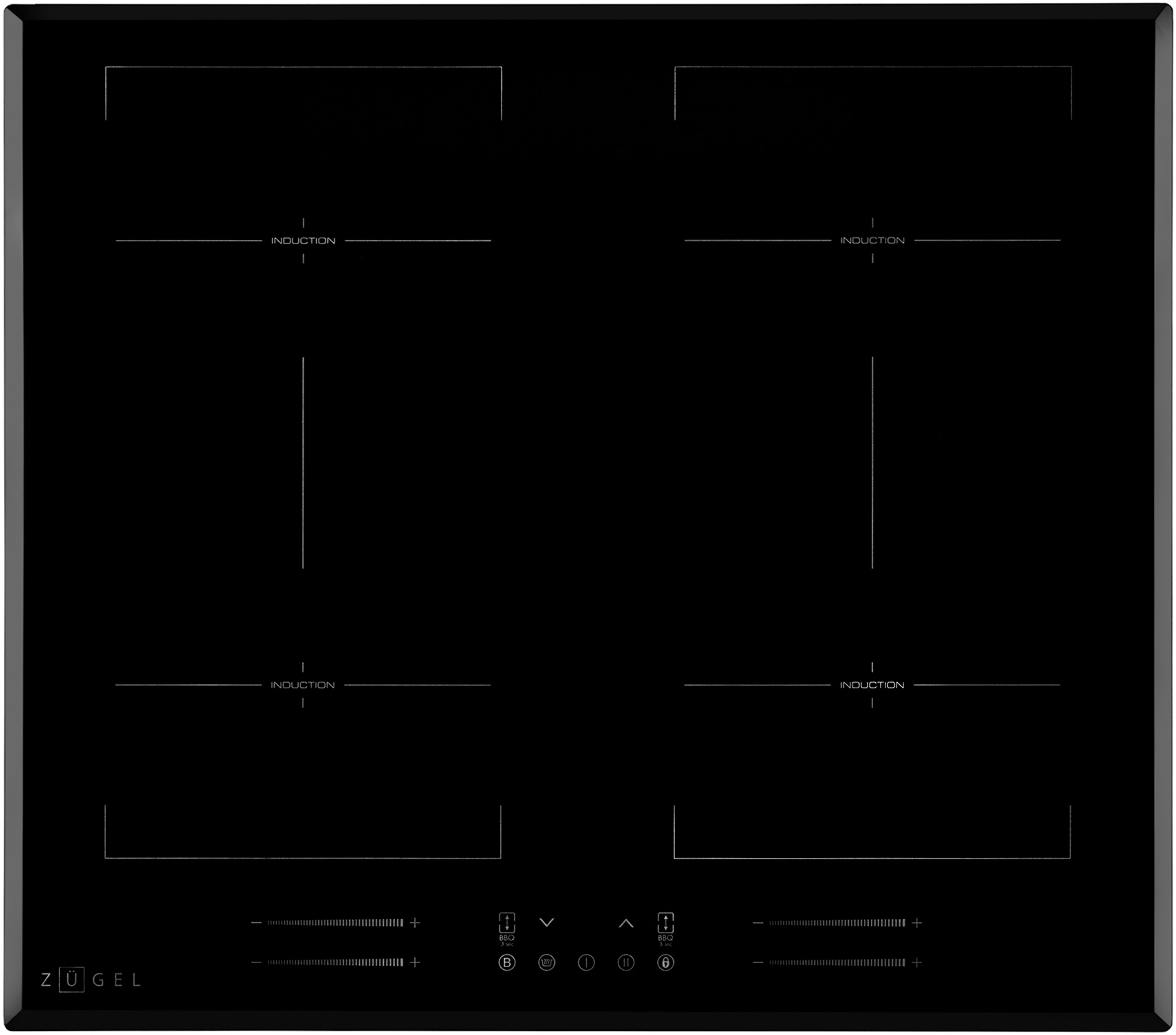 Электрическая варочная панель Zugel ZIH619B