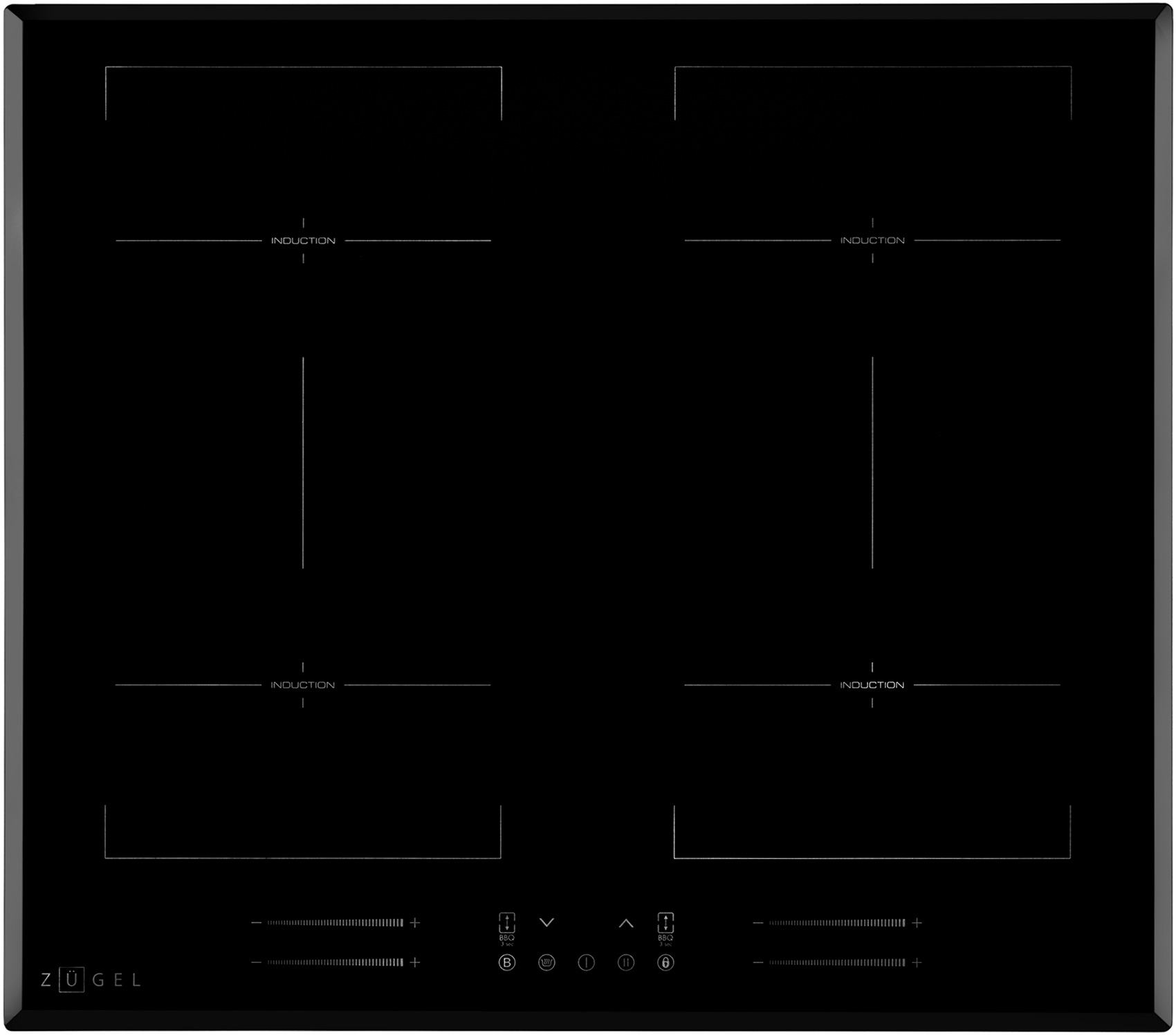 Изображение товара Электрическая варочная панель Zugel ZIH619B