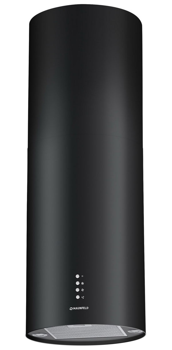 Изображение товара Вытяжка Maunfeld Lee Light Isla 35 черная для большую кухни монтаж на потолок