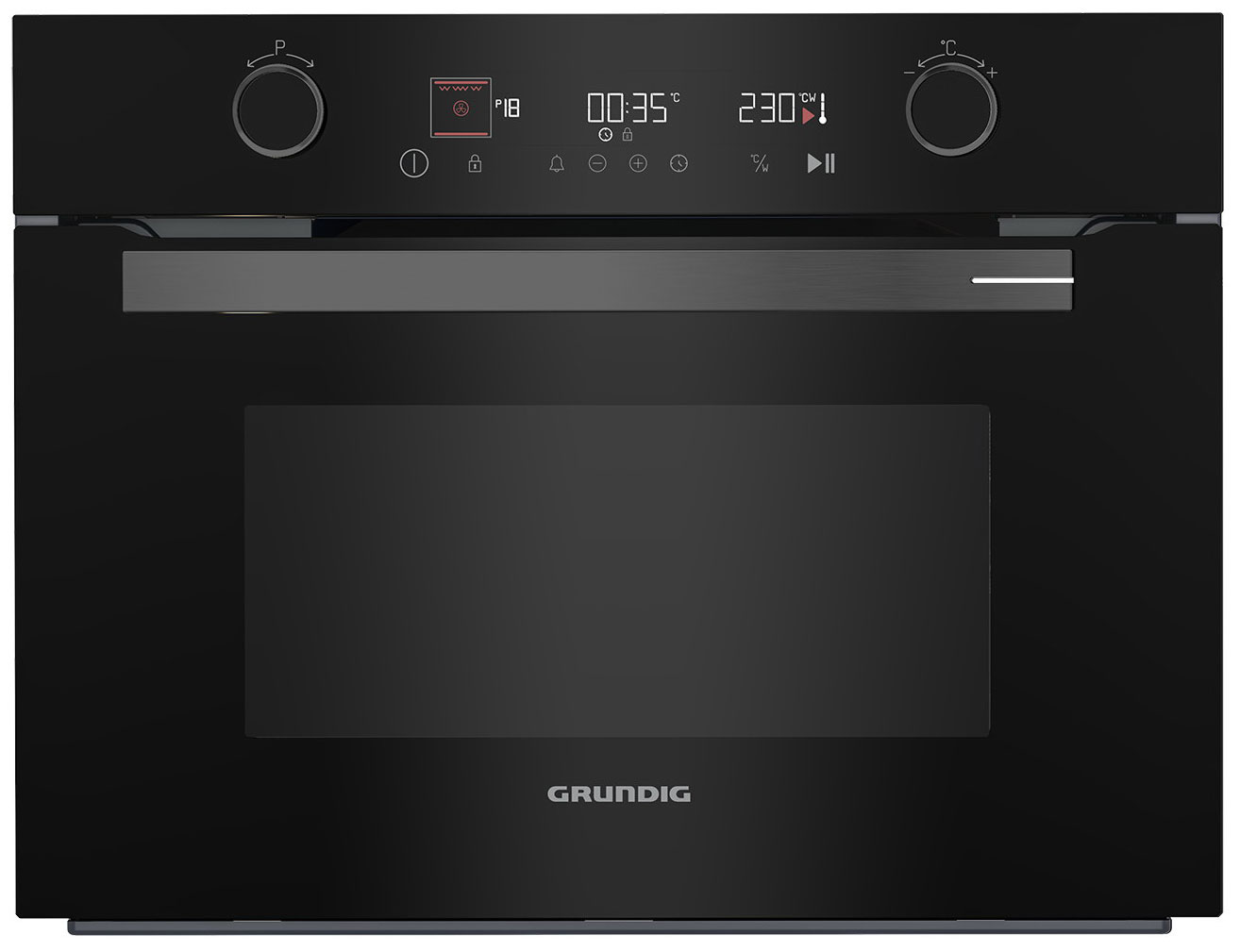 

Электрический духовой шкаф Grundig GEKW12400B черный