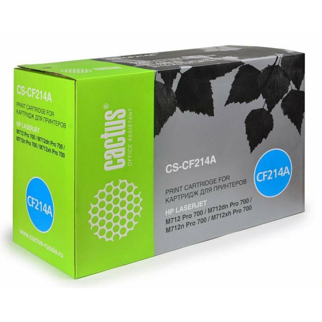 Изображение товара Лазерный картридж Cactus CS-CF214A черный 10000 страниц для HP LJ 700/M712