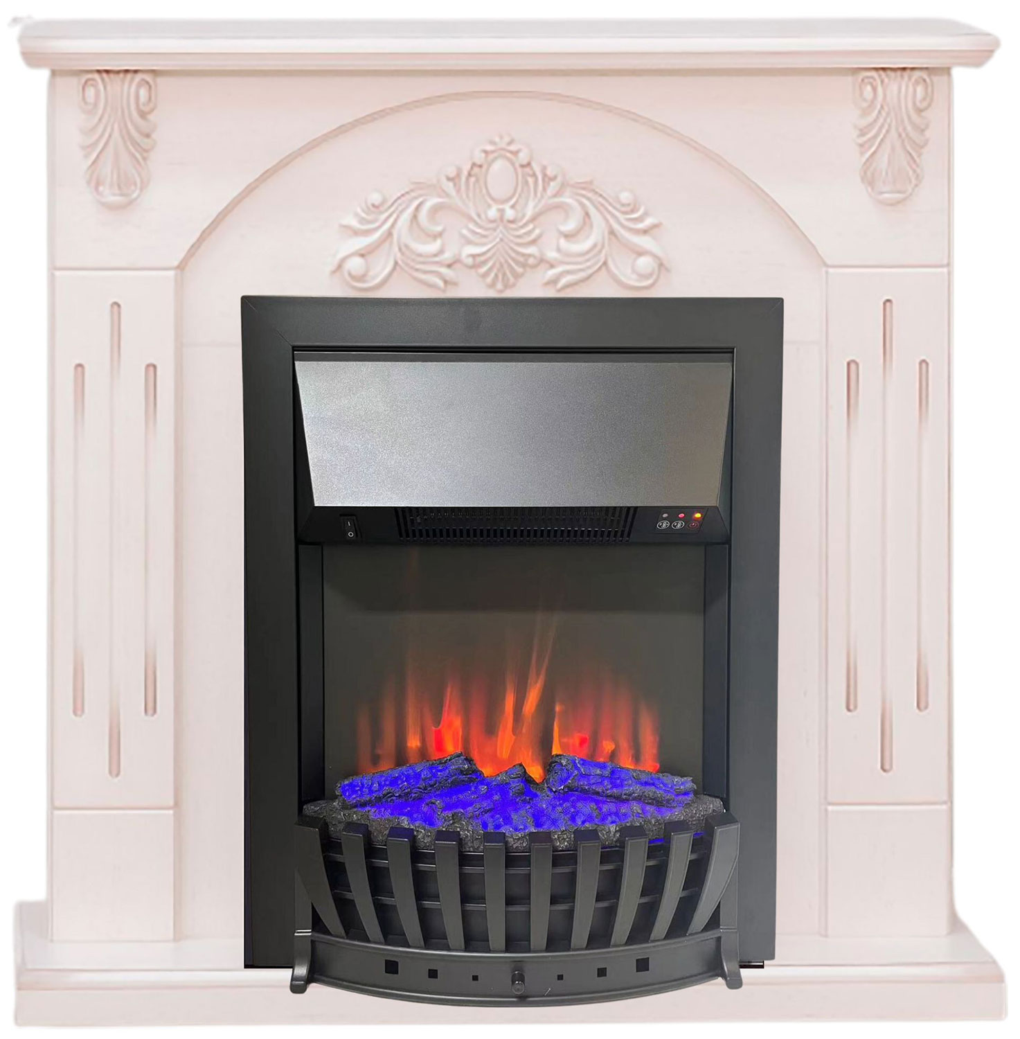 

Каминокомплект Elekam Picanto светло-бежевый с очагом Velar F2020G2