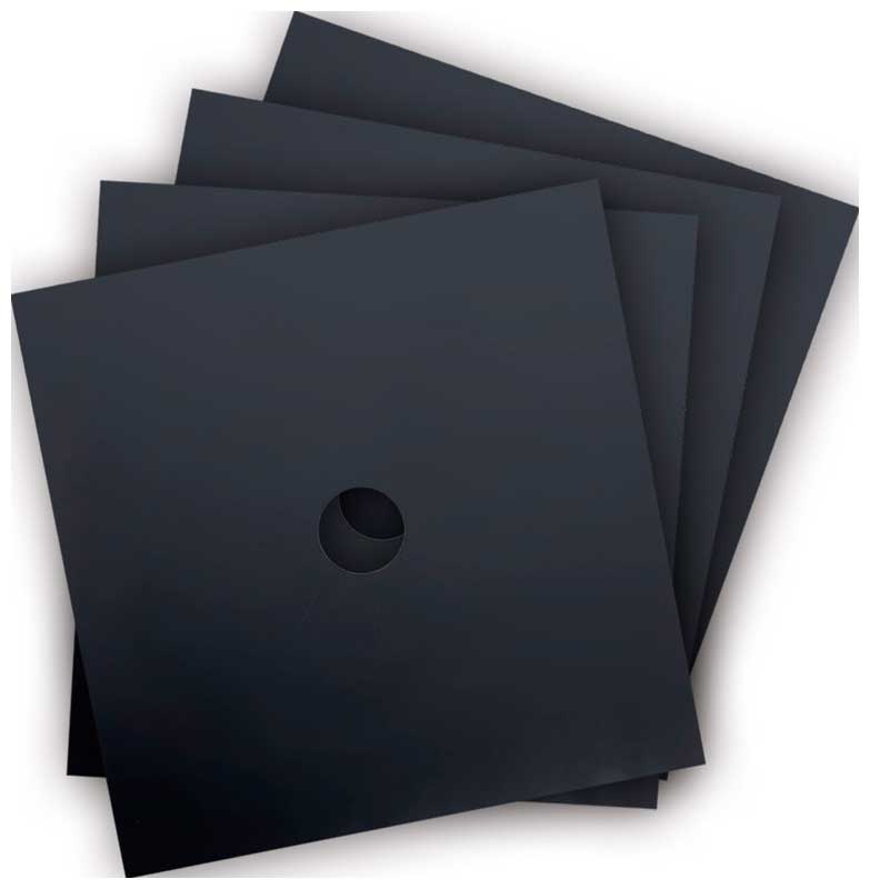 

Накладки защитные для газовых плит Mallony PRETTO, 4 штуки, многоразовые (106671)