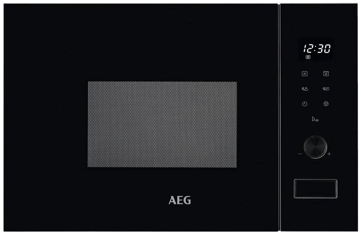 Изображение товара Встраиваемая микроволновая печь AEG MSB2057D-B с грилем 20 л черная