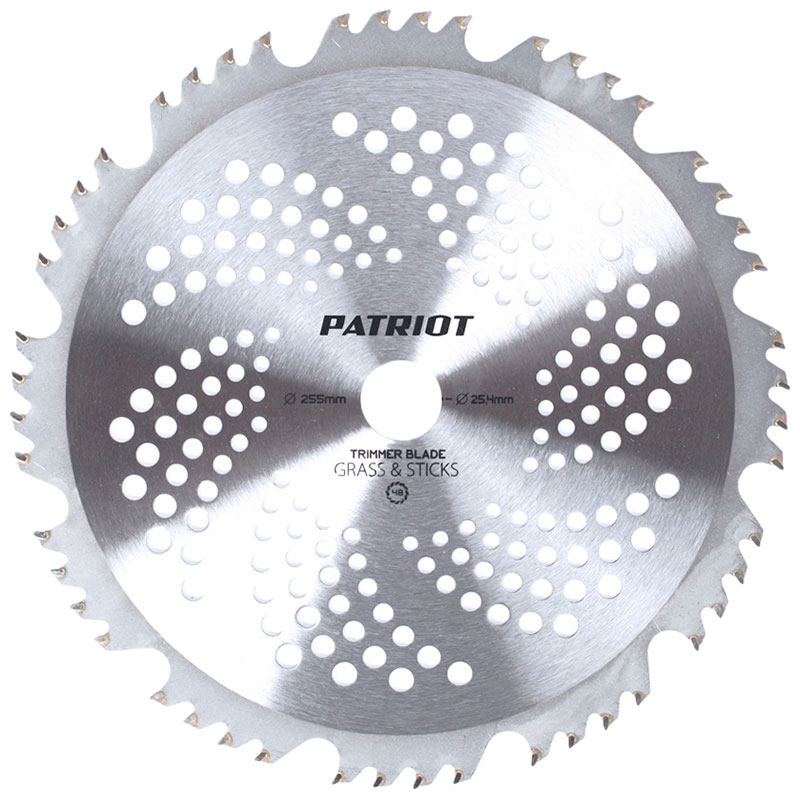 Изображение товара Нож Patriot TBM-48 (D=255x25.4 мм, 48 твердосплавных зубьев)