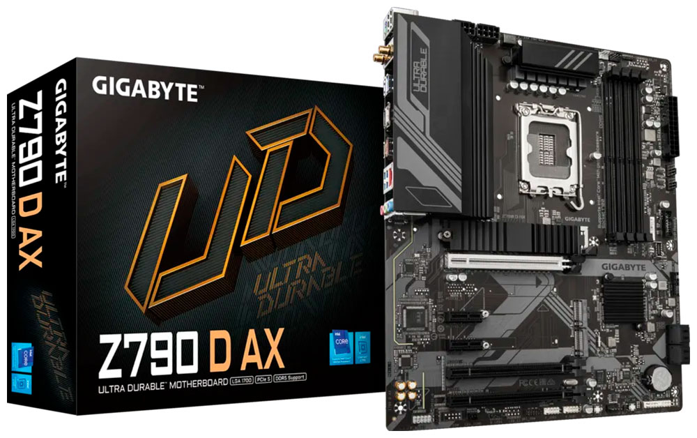 

Материнская плата Gigabyte Z790 D AX (LGA1700, ATX), Черный