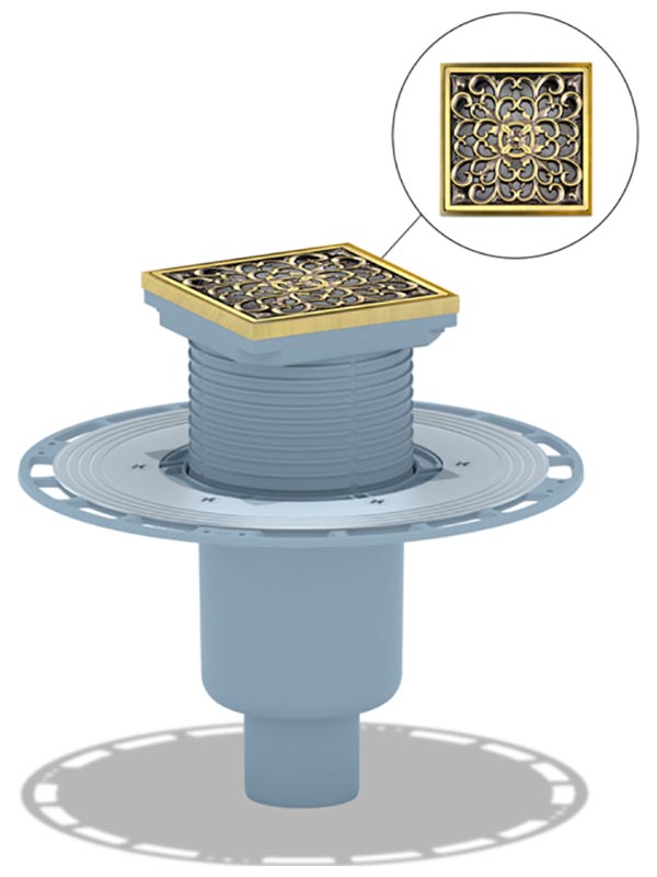 

Душевой трап Bronze de Luxe бронза (21962-5902)