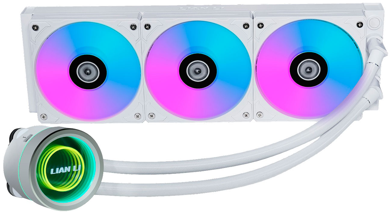 Изображение товара СЖО для процессоров Lian Li GA II Trinity 360 White с ARGB подсветкой