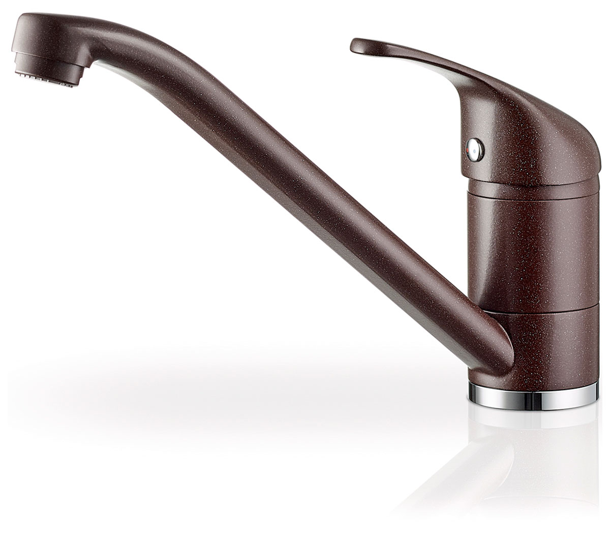 Изображение товара Кухонный смеситель Pyramis MODO латунь шоколад однорычажный с поворотным изливом