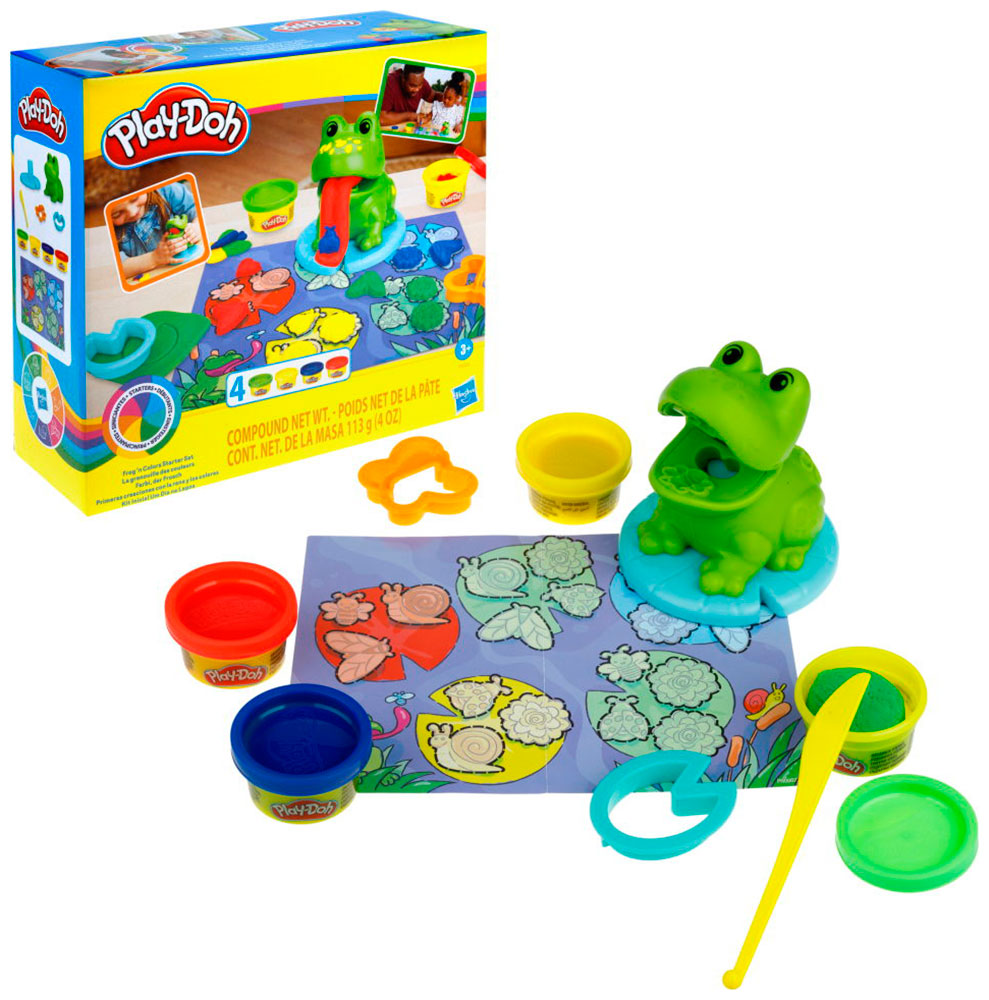 Игровой набор Hasbro Play-Doh ''Лягушка и цвета'' F6926 Игровой набор Hasbro Play-Doh ''Лягушка и цвета'' F6926