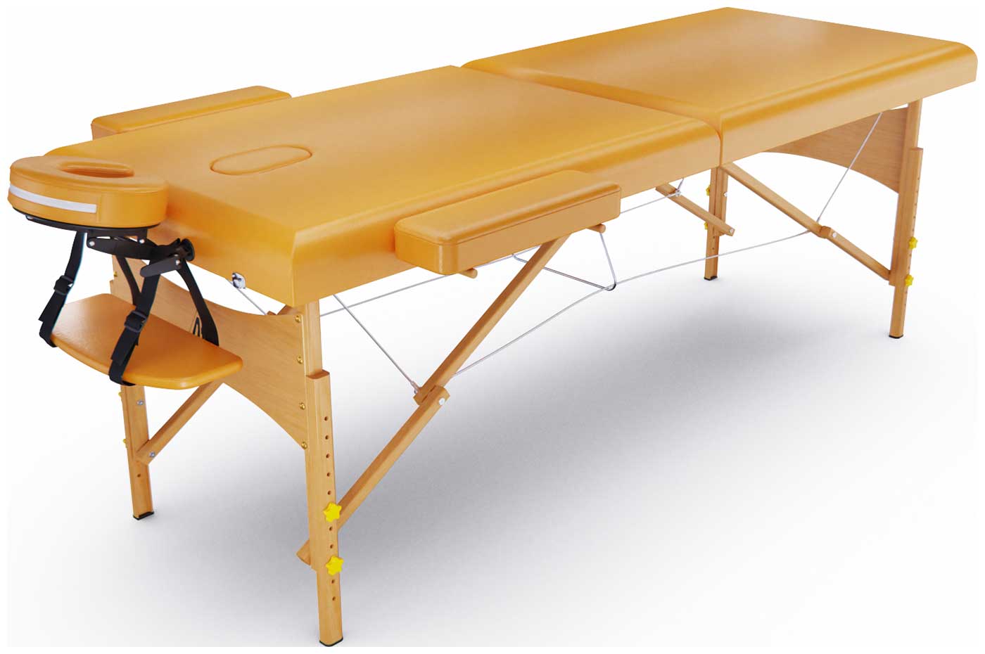 Изображение товара Массажный стол DFC NIRVANA Relax горчичный складной с регулировкой высоты