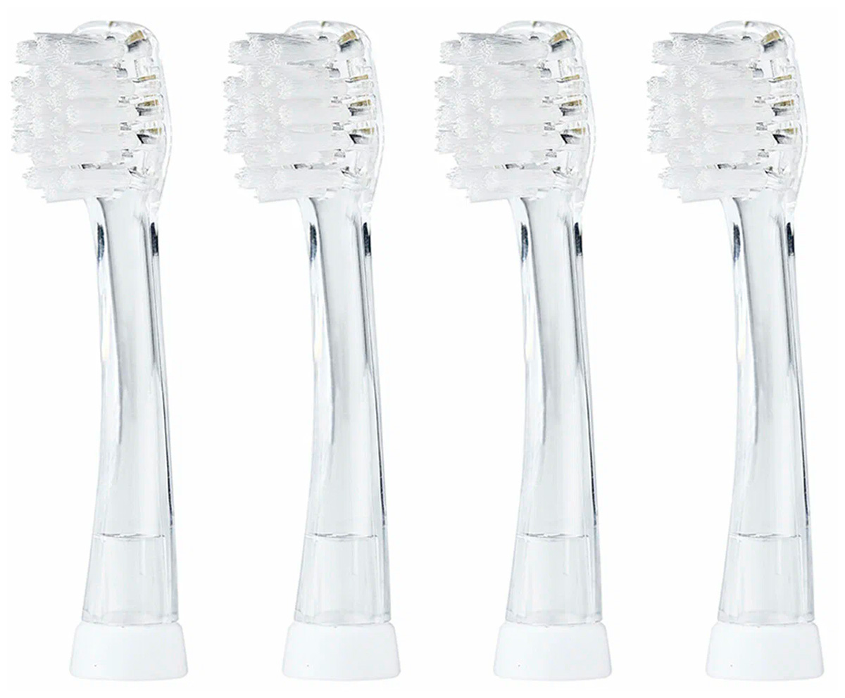 Изображение товара Сменные насадки для зубной щетки Brush-Baby BabySonic, сменные насадки, 18-36 мес.