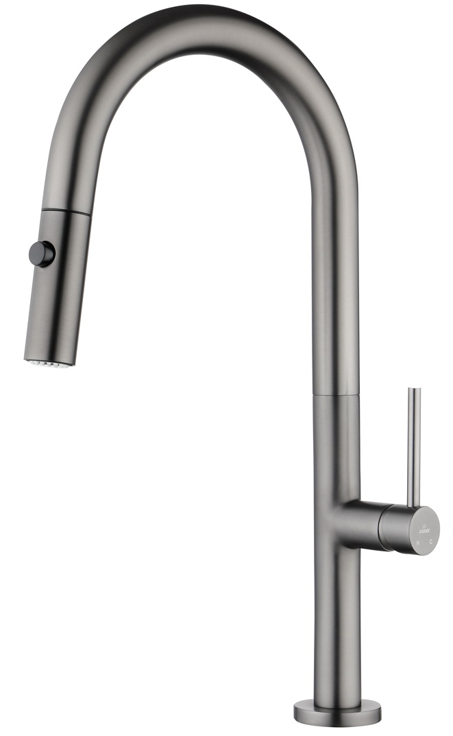 Изображение товара Кухонный смеситель Kaiser Merkur вороненая сталь (26466-15)