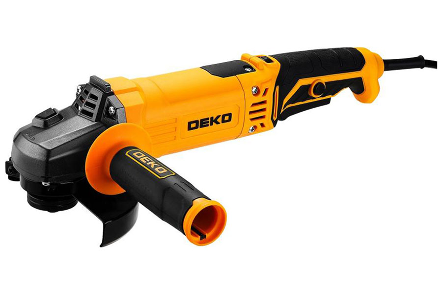 Угловая шлифовальная машина (болгарка) Deko AG1400DK, 125 мм, 1400 Вт, оранжевый