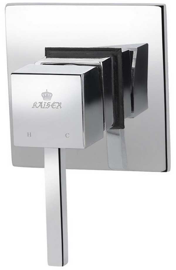 Изображение товара Смеситель для ванной Kaiser Quadris хромированный скрытого монтажа