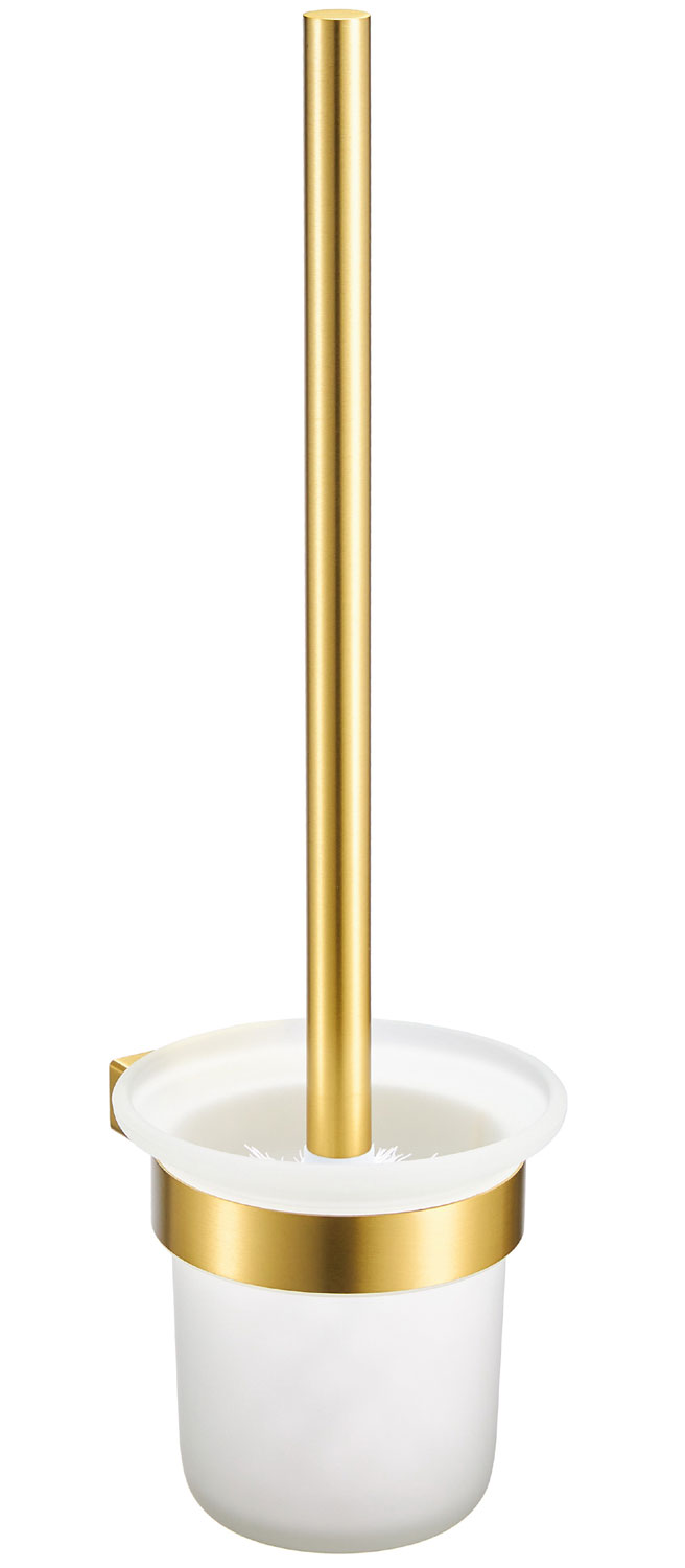 Изображение товара Ершик для ванной Milacio Ultra настенный золото матовое стиль современный