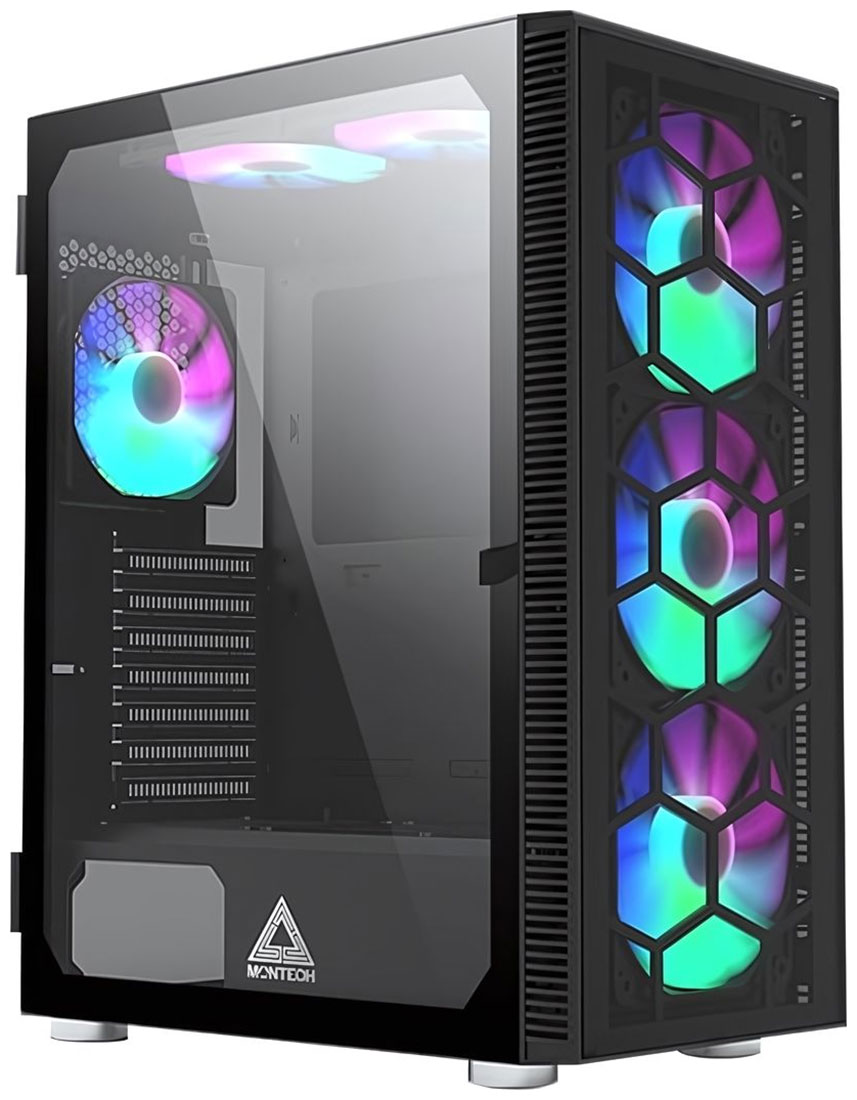 Изображение товара Компьютерный корпус Montech X3 Glass BLACK для сборки ПК
