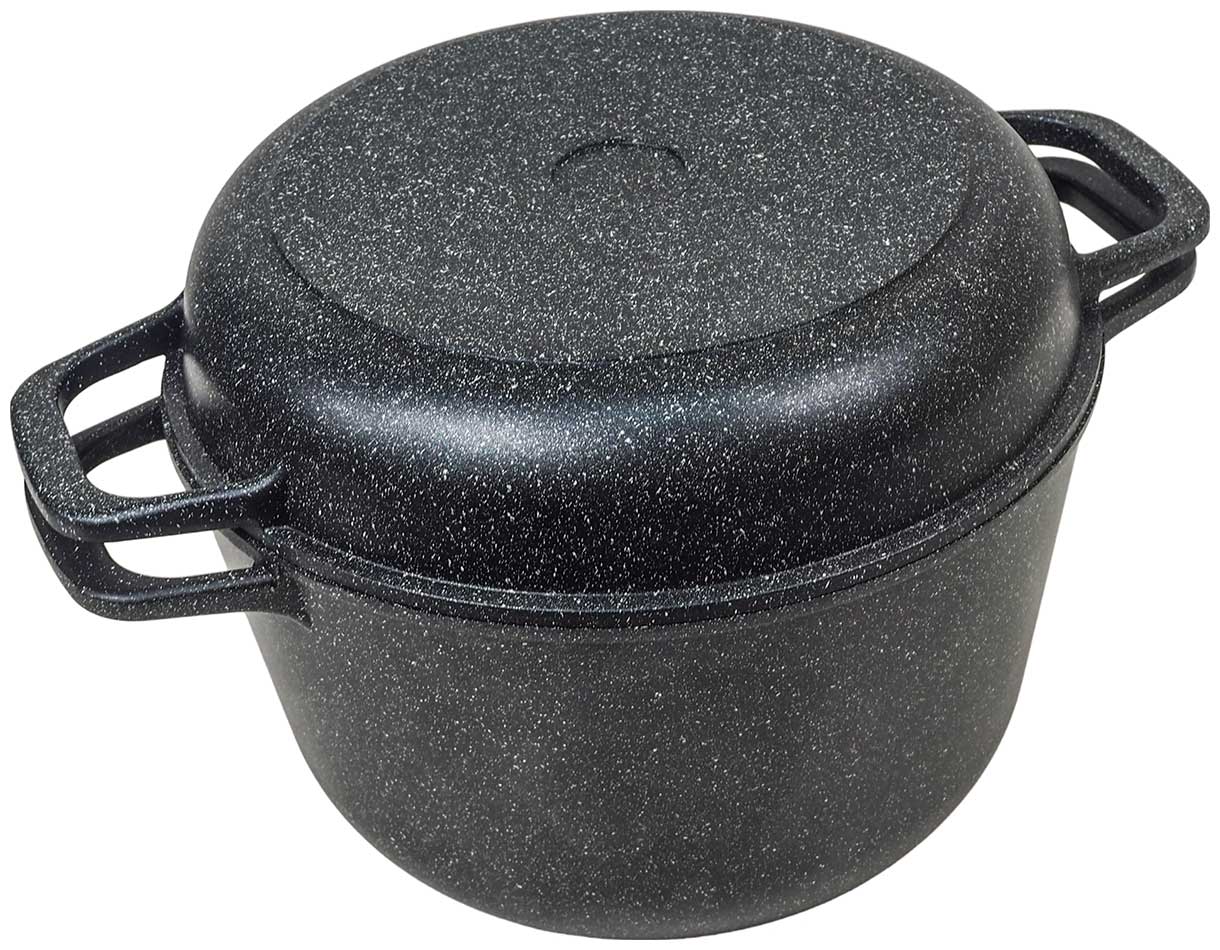 Изображение товара Казан Panairo Expa induction с крышкой-сковородой, 5 л, индукция (Exp-KAZ-5-AL-K/skv-I)