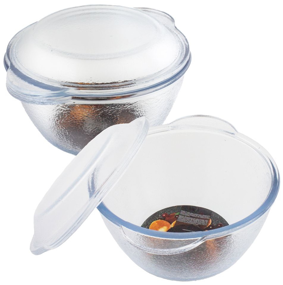 Изображение товара Набор горшков для запекания Panairo Sogretta 2 шт боросиликатное стекло