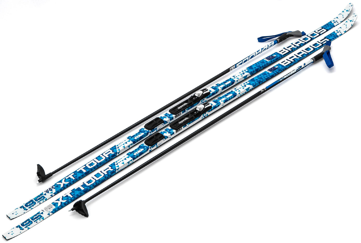 Изображение товара Лыжи беговые STC NNN (Rottefella) - 195 WAX XT TOUR Blue