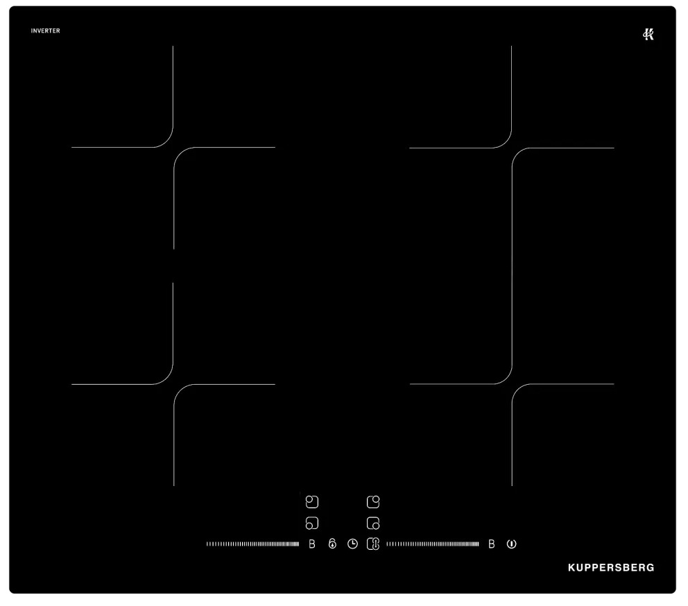 

Электрическая варочная панель Kuppersberg ICI 615, Черный