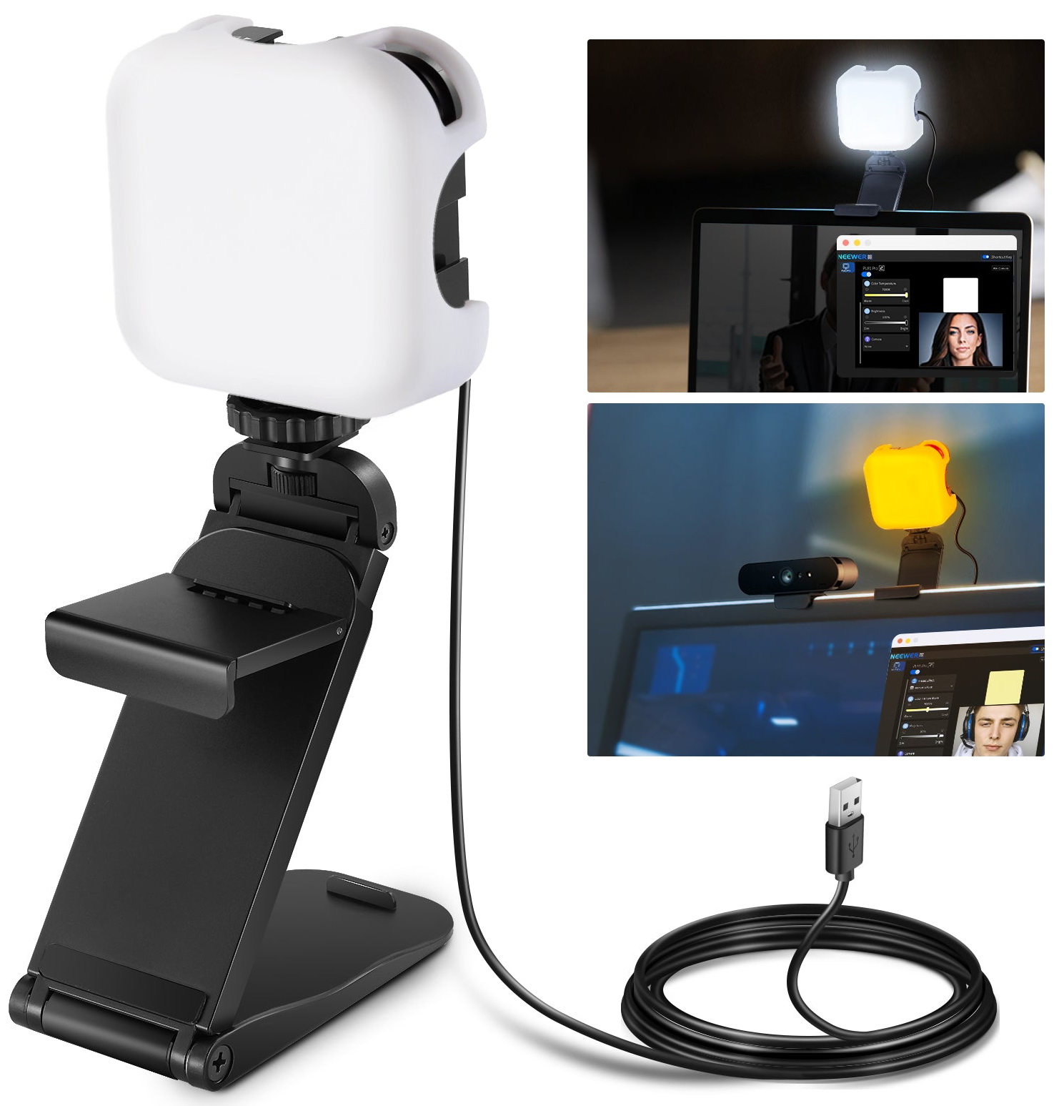 Изображение товара Видеосвет NEEWER PL81 PRO с подставкой для идеального освещения