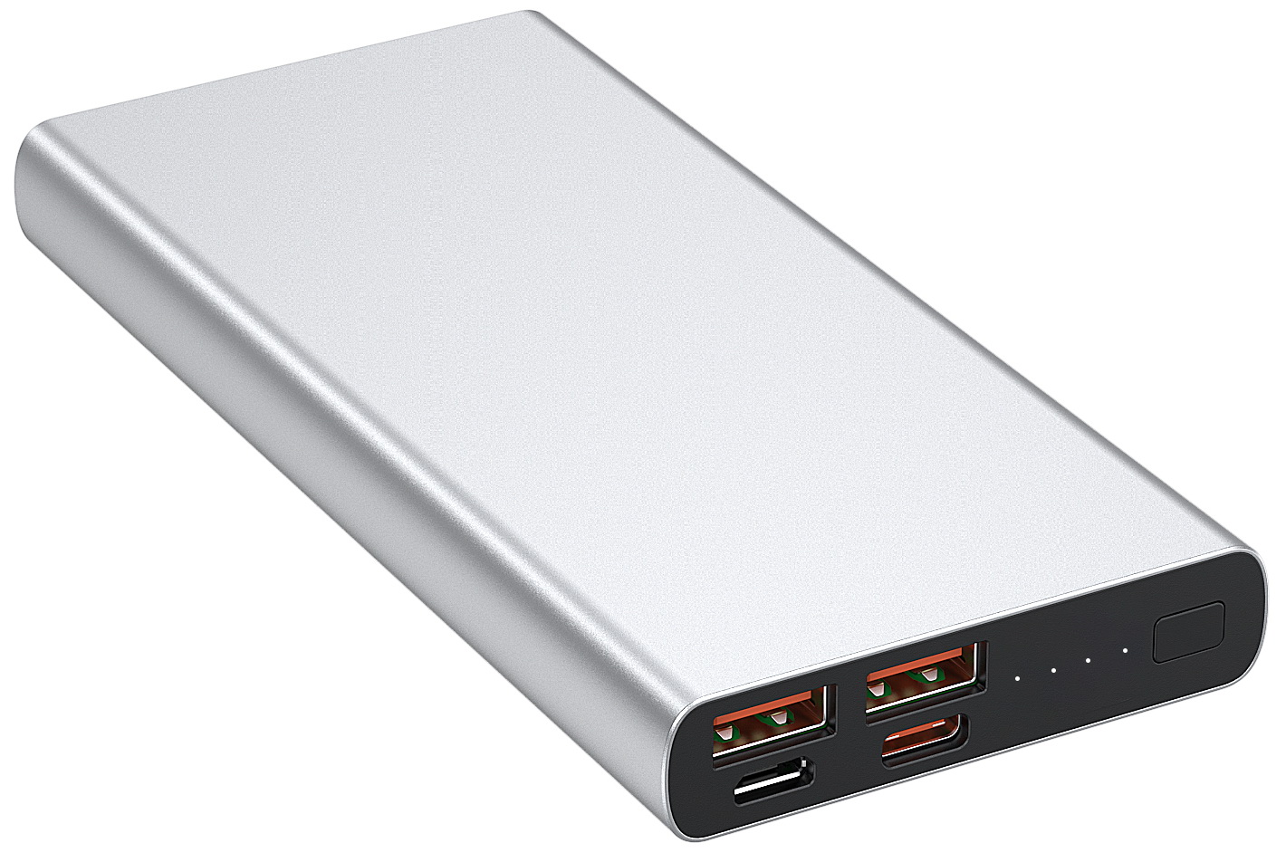 Внешний аккумулятор Hiper CORE 2XL Metal PowerBank, серебристый, 10000 мАч