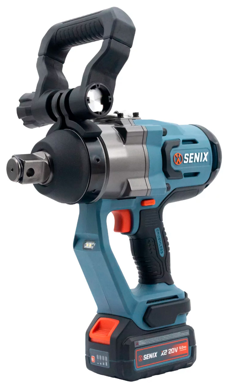 Изображение товара Импульсный гайковерт Senix PDWX2-M6-EU, 1", 2000 Нм, без АКБ и ЗУ, X2 20 В