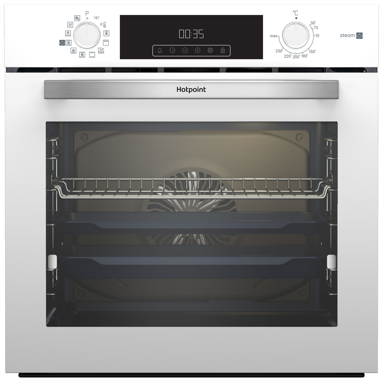 Изображение товара Электрический духовой шкаф Hotpoint HSTF 1231 JSAH WHG белый