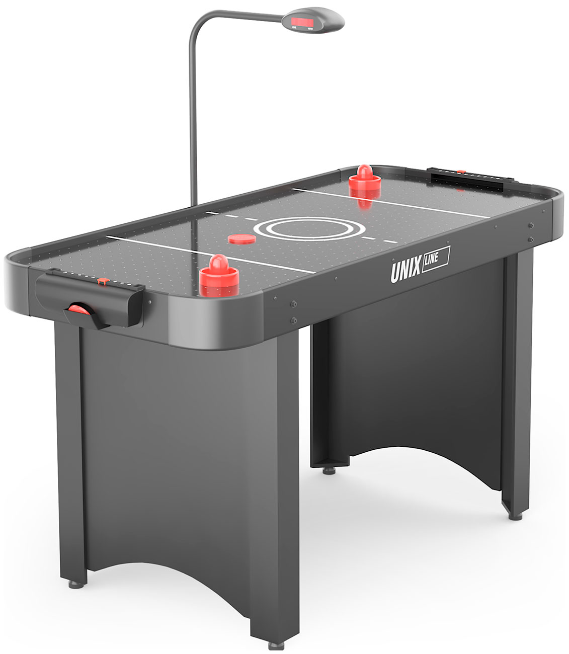 Изображение товара Игровой стол UNIX Line Аэрохоккей 142х64 см с встроенной лампой