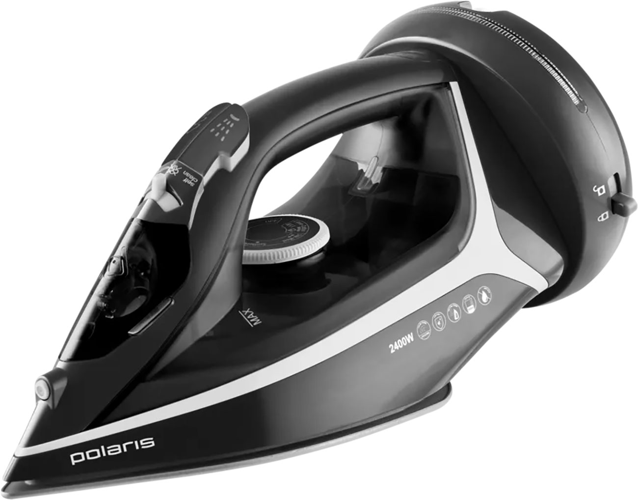 Изображение товара Утюг Polaris PIR 2444K Cord[LESS], черный/серебряный