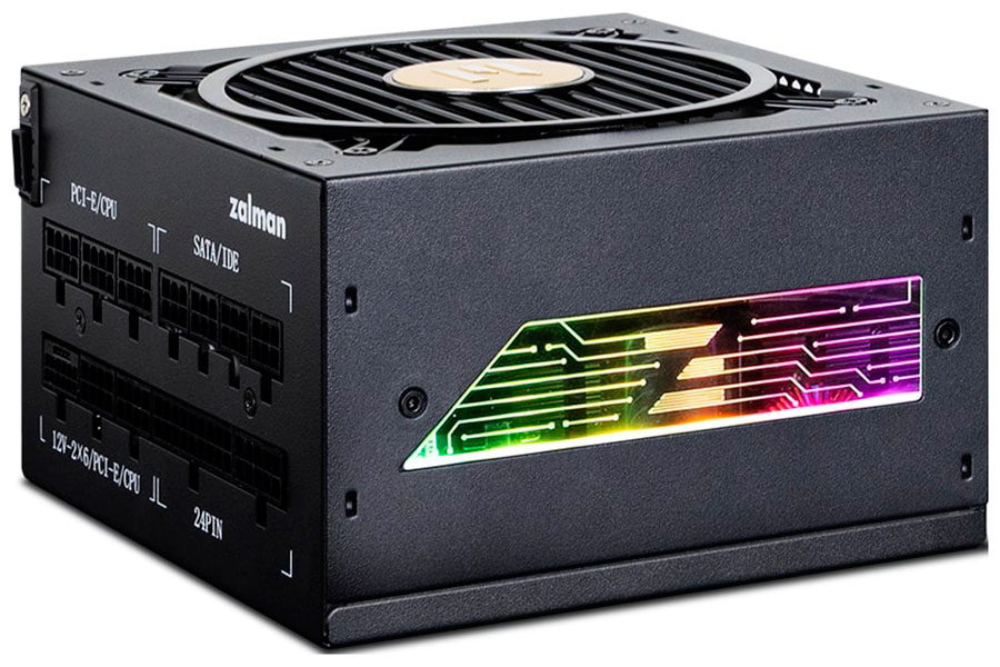 Изображение товара Блок питания Zalman TeraMax II 1200W Gold (ZM1200-TMX2 VIEW)
