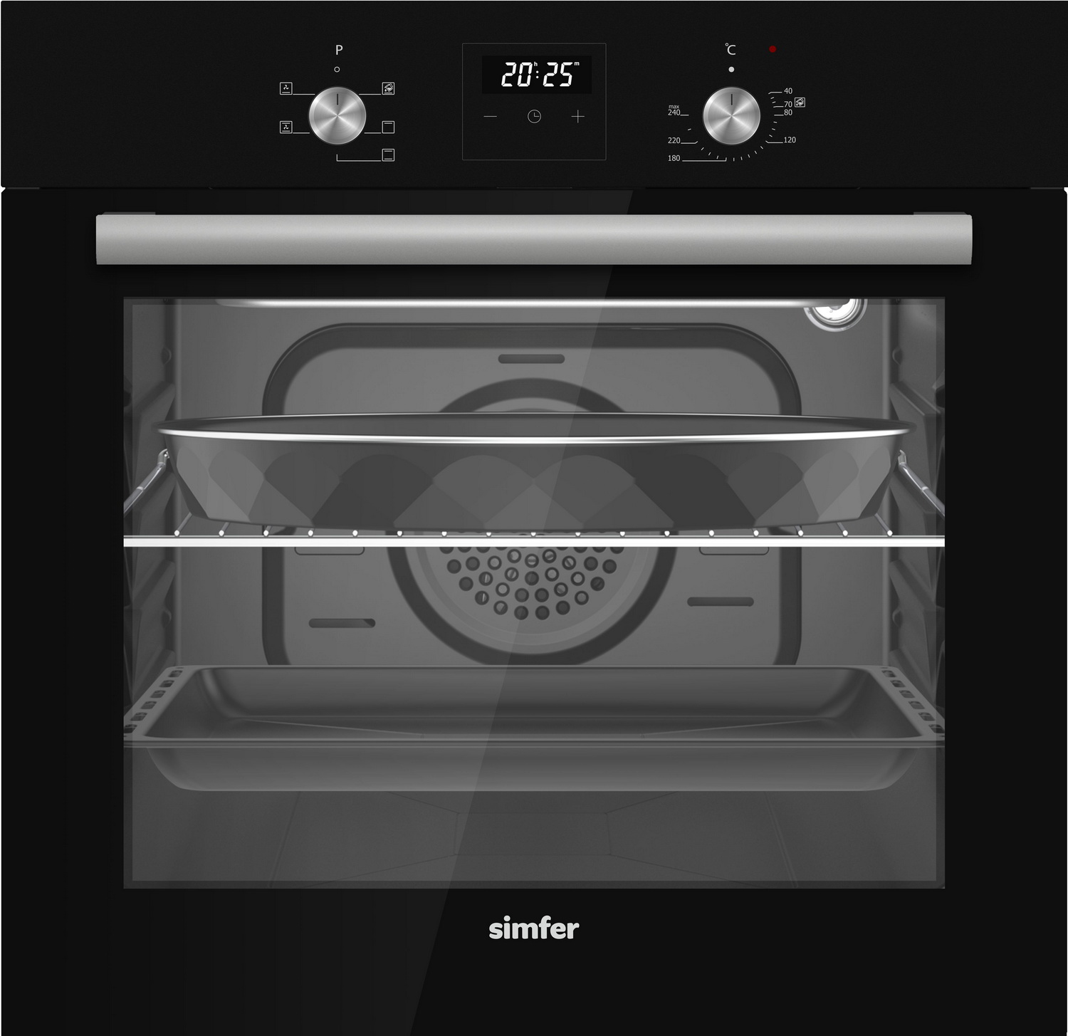 

Электрический духовой шкаф Simfer B6EB66025 черный