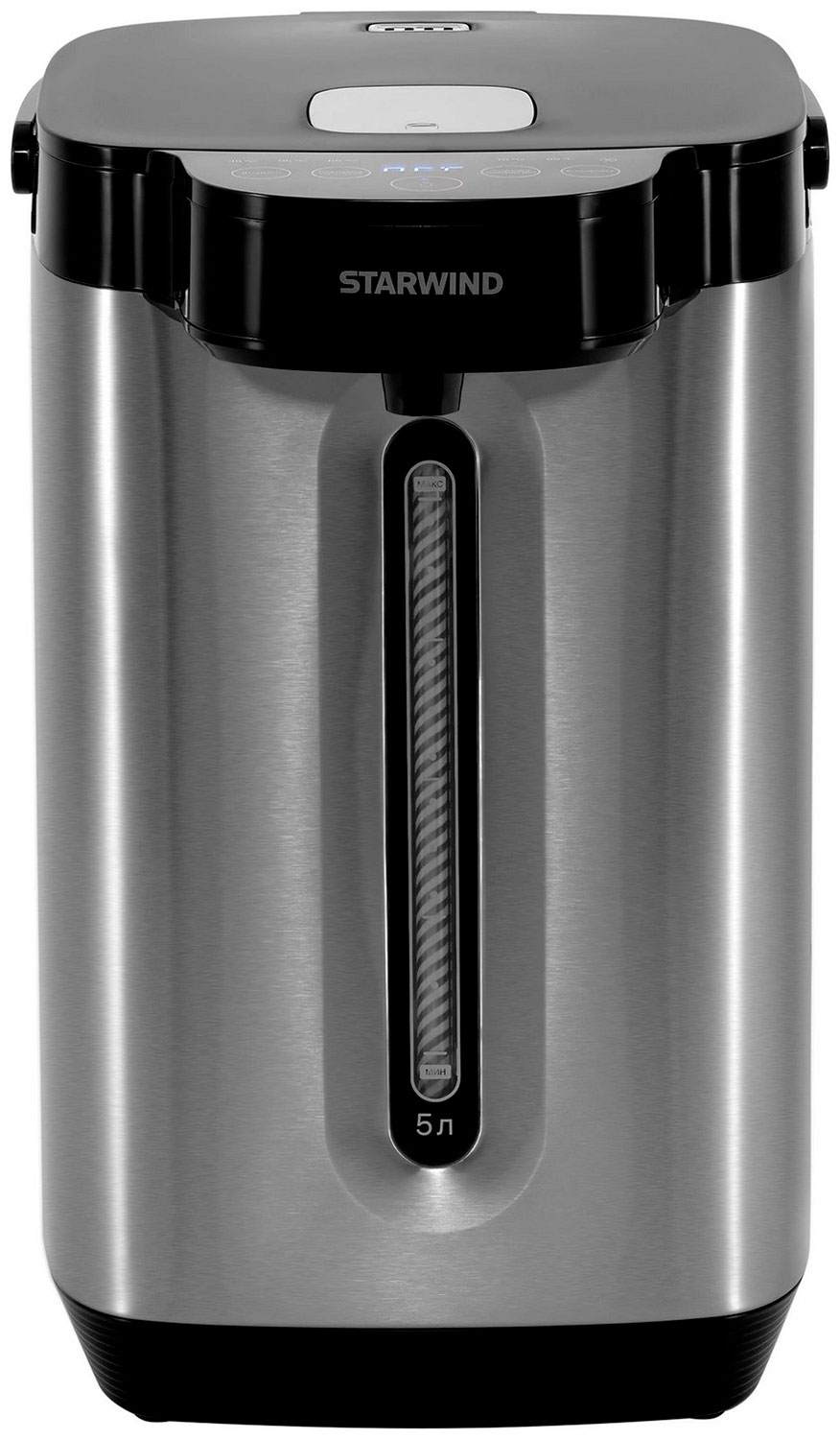 

Термопот Sunwind STP5751 (5,2л., 800 Вт, серебристый/черный)