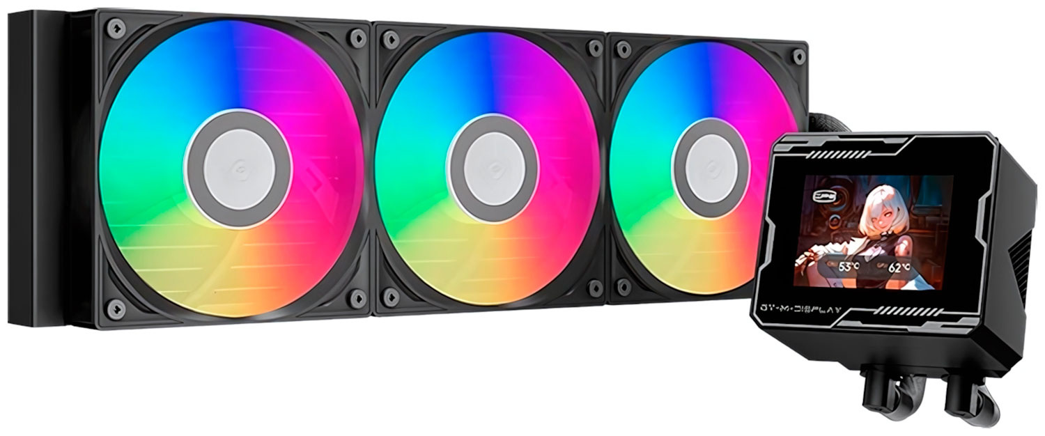 Изображение товара PCCooler GT360M Display ARGB Водоблок и радиатор для процессоров