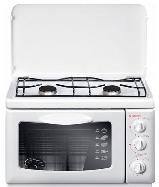 Изображение товара Газовая плита Gefest Брест ПНС 2Д-100 с духовкой белая 55 см