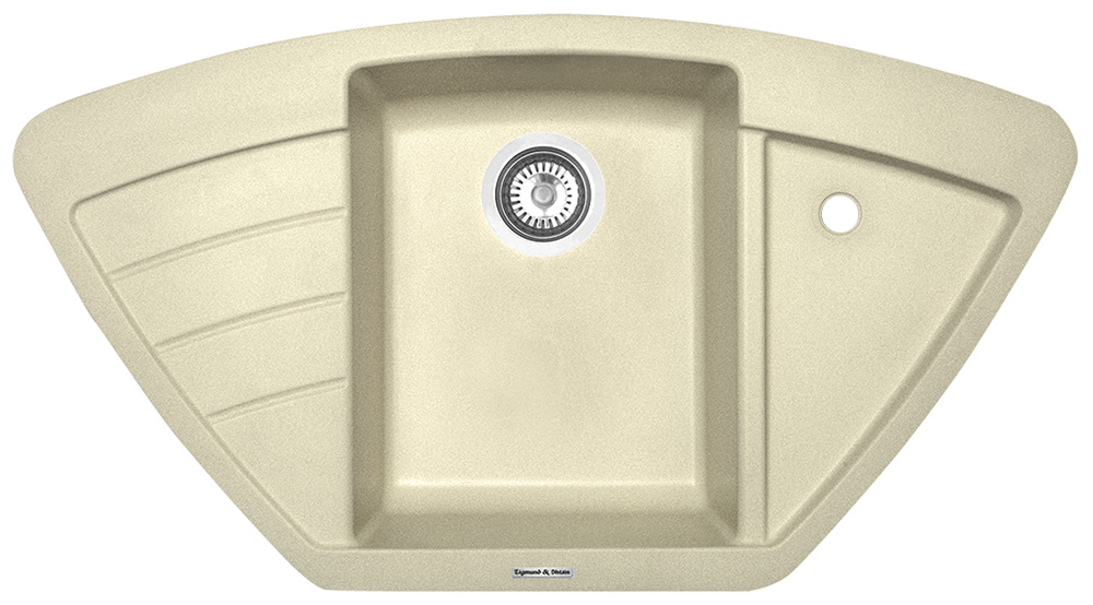 Изображение товара Кухонная мойка Zigmund & Shtain ECKIG 900 из искусственного гранита угловая