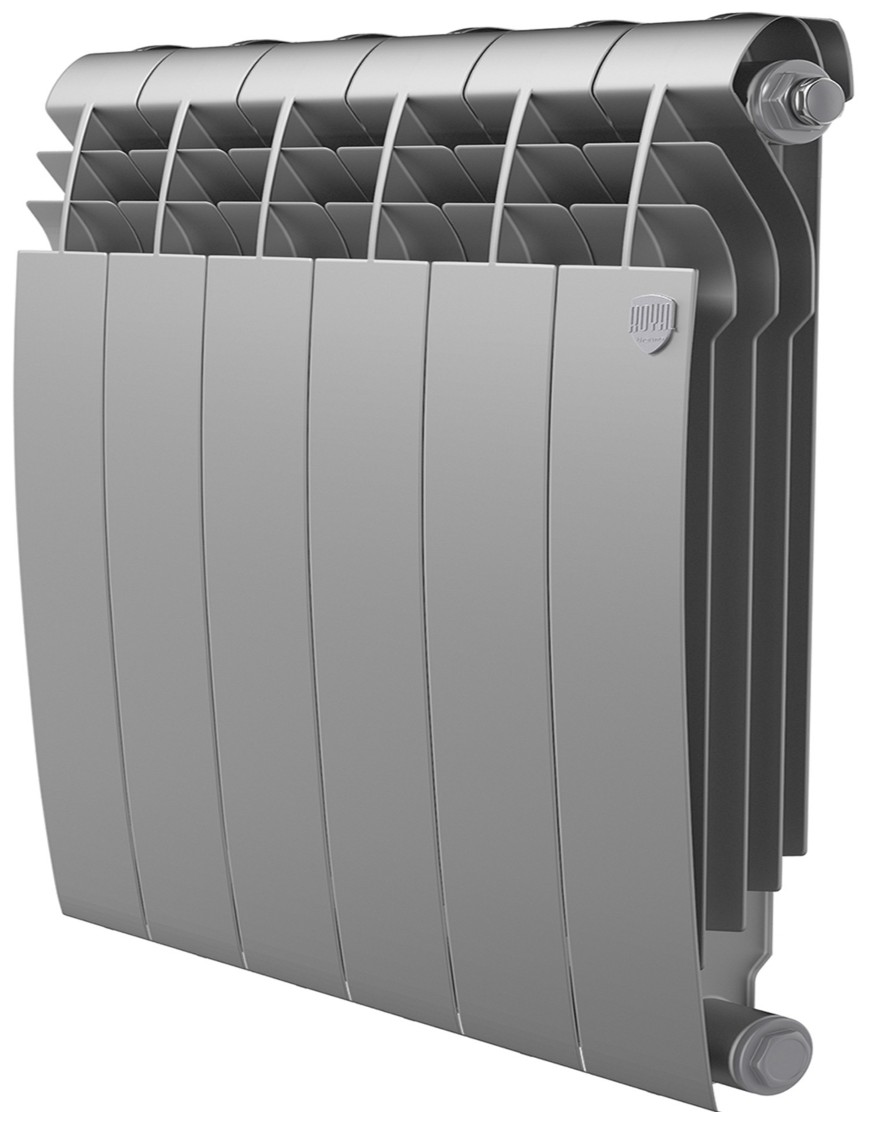 Изображение товара Водяной радиатор отопления Royal Thermo BiLiner 500 /Silver Satin 6 секц. секционный биметалл