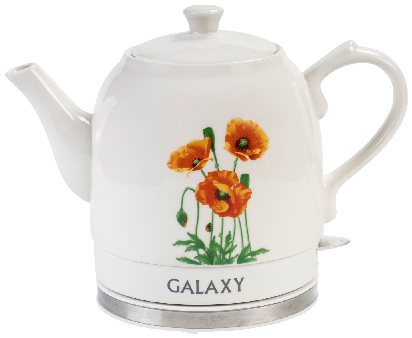 Изображение товара Электрический чайник Galaxy GL0506 керамический 1,4 л мощность 1400 Вт стильный дизайн