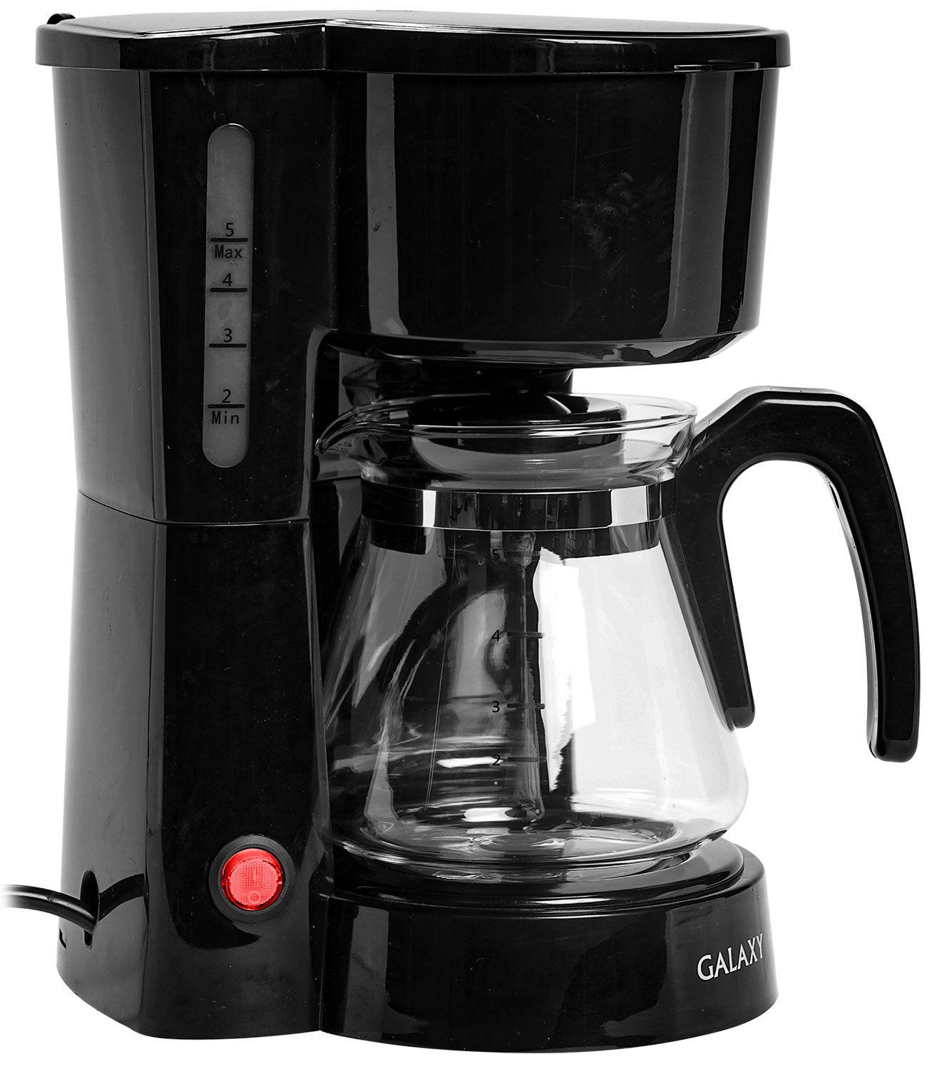 Кофеварка электрическая Galaxy GL0709 черная кофеварка капельного типа russell hobbs buckingham 20680 56