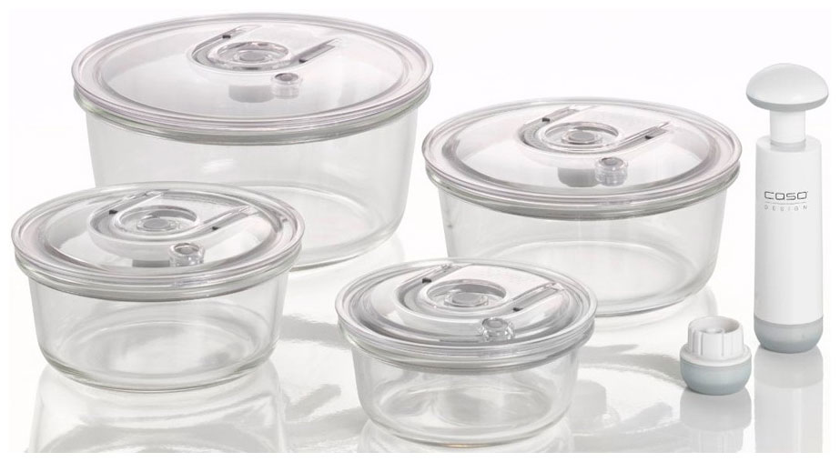 Изображение товара Вакуумные контейнеры Caso VacuBoxx R-set с индикатором даты Изображение товара Вакуумные контейнеры Caso VacuBoxx R-set с индикатором даты