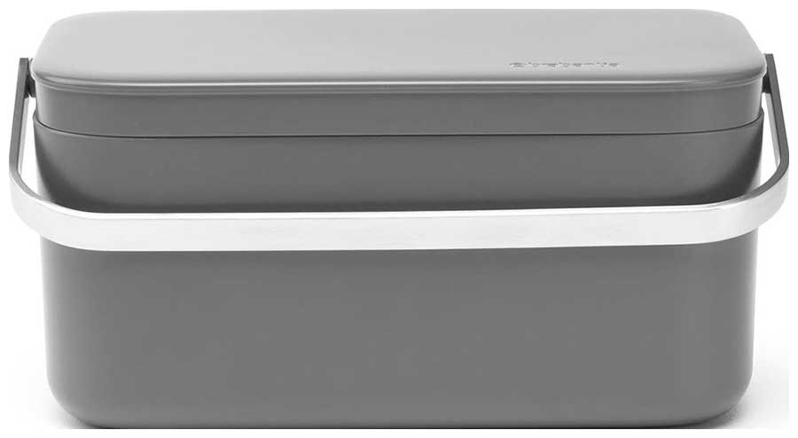 Изображение товара Контейнер для пищевых отходов Brabantia Sink Side 117541 темно-серый