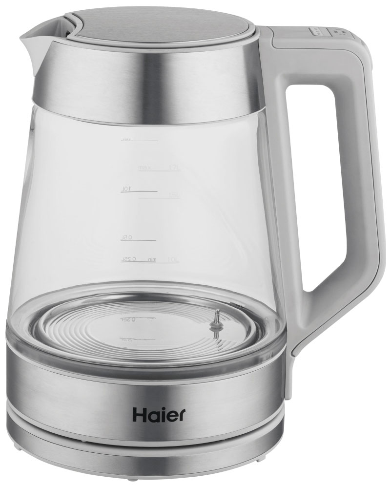 

Чайник электрический Haier HK-501, Прозрачный/серебристый