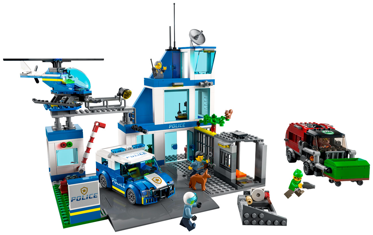 Конструктор Lego City Police Полицейский участок 60316 конструктор lego city 60316 полицейский участок